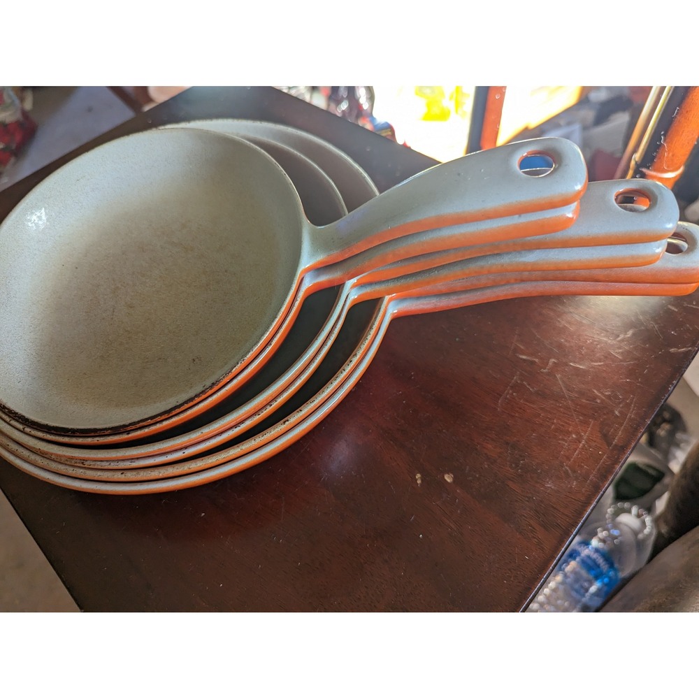 Prizer Ware Cast Iron Enamel Round 
Fiery Orange (6) pans collection